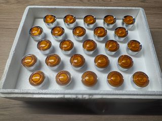 Lote 25 Pilotos Neón SEMEL S-1435 VF Ámbar