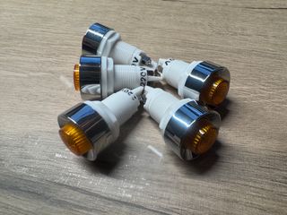 Lote 25 Pilotos Neón SEMEL S-1435 VF Ámbar