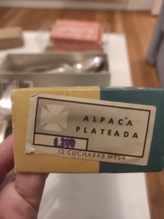 12 Cucharas Alpaca Plateada