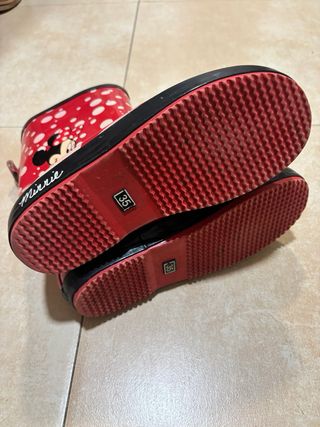 Botas de agua Minnie Mouse Talla 35