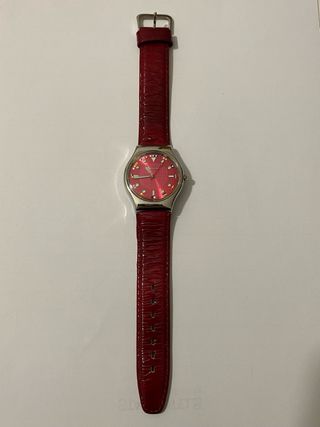 Orologio Immersion Rosso Argento Nuovo