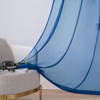 Cortinas transparentes poliéster 175x140 cm