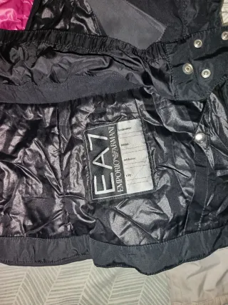 Chaqueta esquí EA7 Mujer Blanca y Negra