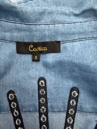Camisa Jeans Caótica by Capriche Olho