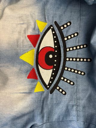 Camisa Jeans Caótica by Capriche Olho