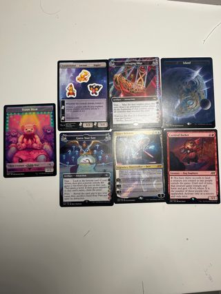 7 Cartas Magic The Gathering Unfinity