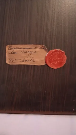 Reproducción cuadro S.XIV Coronación Virgen