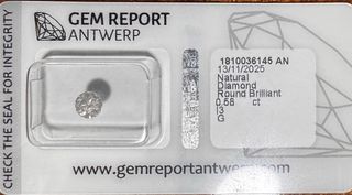 Diamante Natural Redondo Brillante 0.58 ct