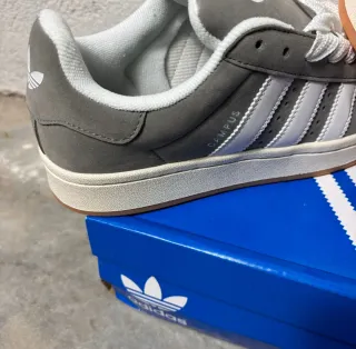 Adidas Campus Gris y Blanco