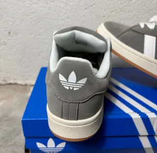 Adidas Campus Gris y Blanco
