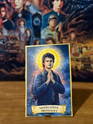 Santino Steve Stranger Things Plastificato
