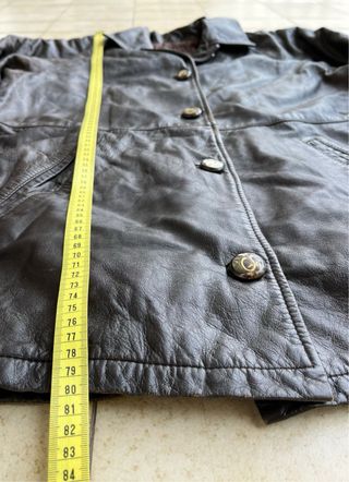 Giacca Vera Pelle Marrone Tg M