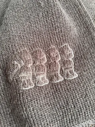 Bufanda lana The Simpsons negra