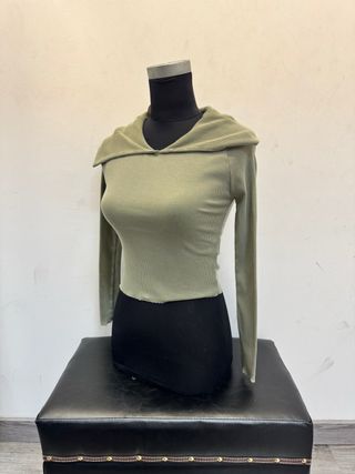 Jersey corto mujer verde