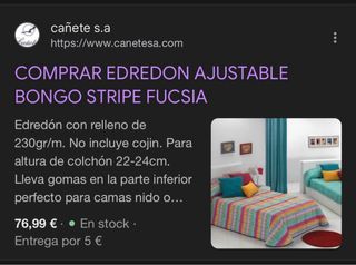 Edredón ajustable cama 90