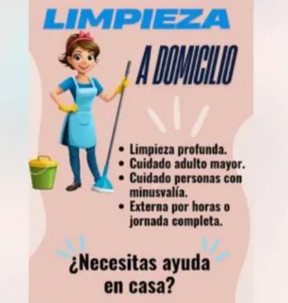 Servicio de limpiezas y cuidado personas mayores