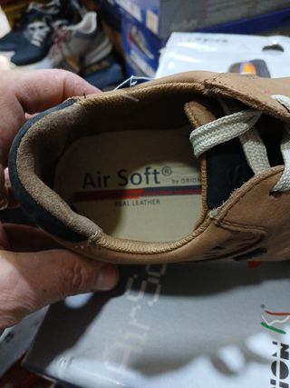 Zapatillas AirSoft Marrones Hombre t 41 piel