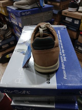 Zapatillas AirSoft Marrones Hombre t 41 piel