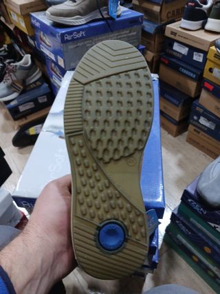 Zapatillas AirSoft Marrones Hombre t 41 piel