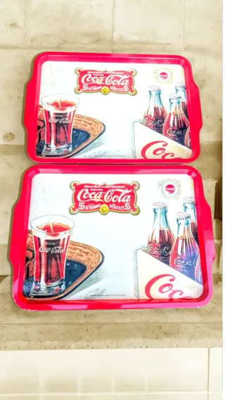 Bandejas Coca-Cola Metal vintage