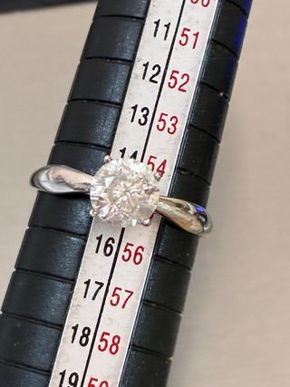 Anillo Oro 18k Diamante Natural 1.25 Ct G/SI3