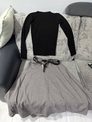 Conjunto Zara Top y Falda