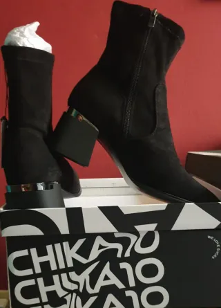 Botines Chika10 Negros