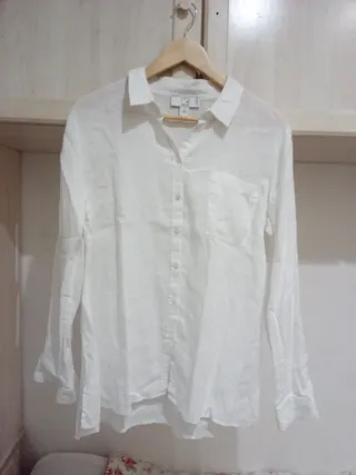 Camisa Lino Mujer Meraki Talla Única