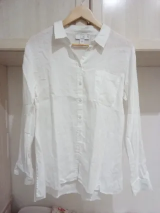 Camisa Lino Mujer Meraki Talla Única