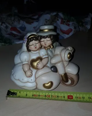 Coppia sposi Thun su moto