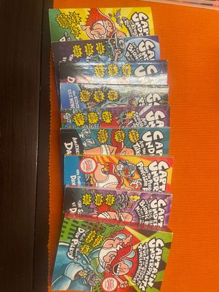 Colección capitán calzoncillos en ingles. 9 libros