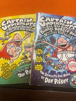 Colección capitán calzoncillos en ingles. 9 libros