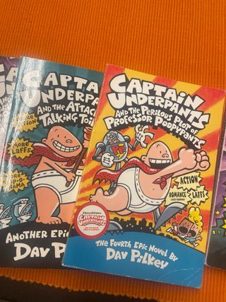 Colección capitán calzoncillos en ingles. 9 libros