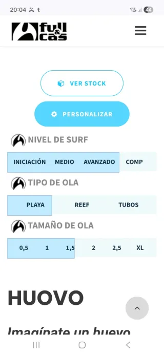 Tabla Surf Full & Cas Huovo