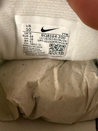 Nike Air Span II Beige/Bianco Taglia 44