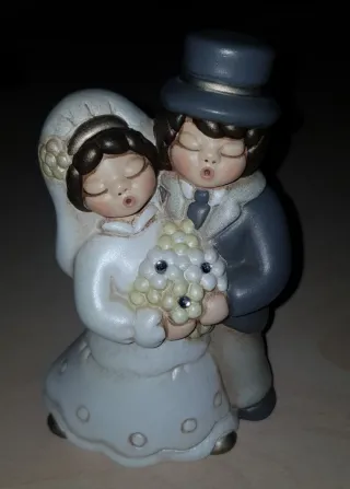 Coppia sposi Thun con brillantini