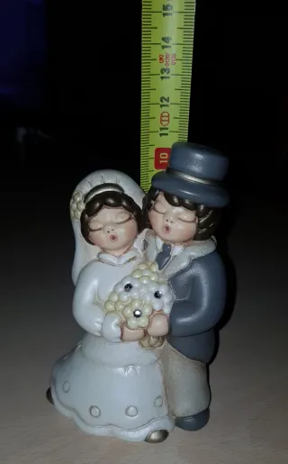 Coppia sposi Thun con brillantini