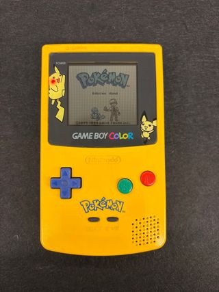 Consola Game Boy Color Edición Pikachu Amarilla