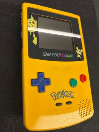 Consola Game Boy Color Edición Pikachu Amarilla