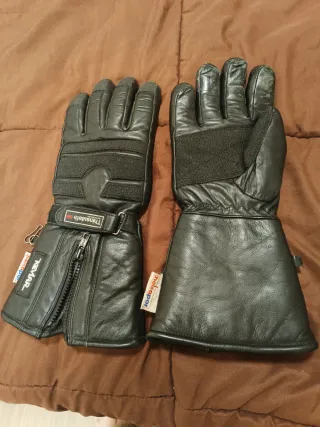 Guantes de moto HELMET negros Talla L