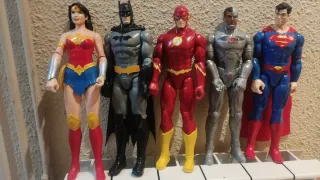 SUPER Lote 6 Figuras Superhéroes DC TAMAÑO GRANDE