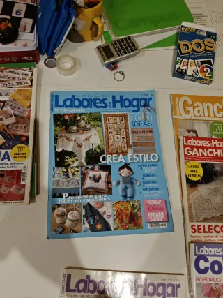 Revista Labores del hogar: ganchillo, bordado