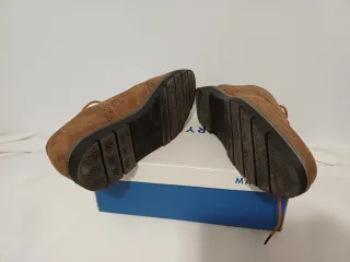 Zapatos Blucher Inglés Camel Ante