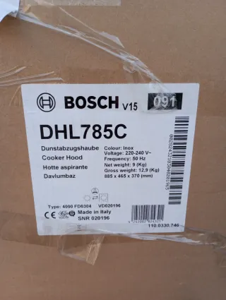 Campana extractora Bosch DHL785C