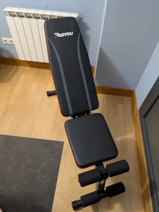 Juego de pesas y barra ajustable