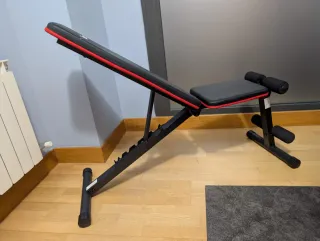 Juego de pesas y barra ajustable