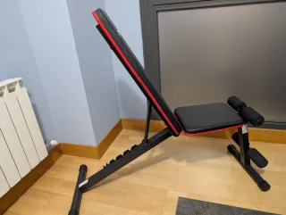 Juego de pesas y barra ajustable