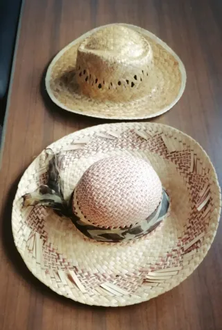 2 Sombreros de paja