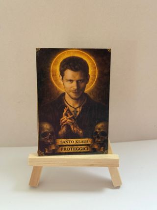 Santino Klaus The Vampire Diaries plastificato