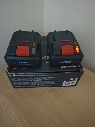 2 Baterías Parkside 20V 4Ah Smart Bluetooth